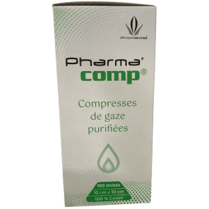 COMPRISSES PURIFIEES 100 PIECE 10cm*10cm