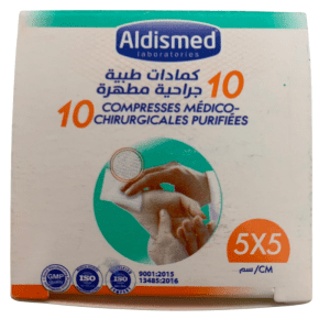 COMPRISSES PURIFEES 10 PIECE 5cm*5cm